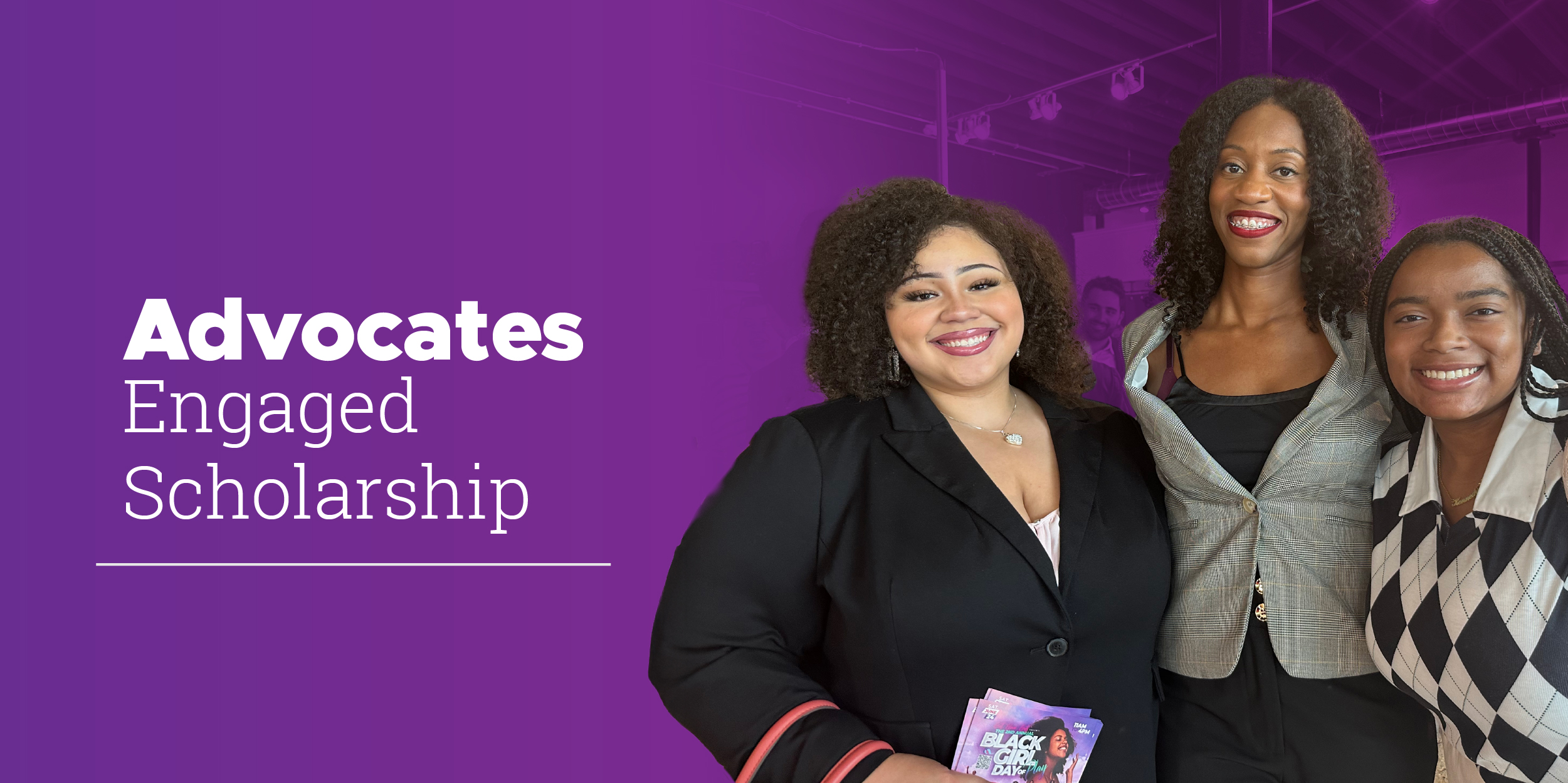 The 2019 InnovateGov team: Joshua Sapotichne, Kesicia Dickinson, and Marty Jordan work with MSU students to promote an immersive internship in Detroit.