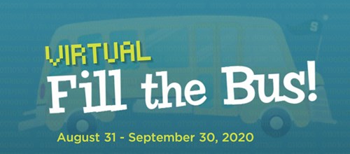 Virtual Fill the Bus 2020! - August 31 - September 30, 2020